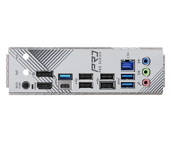 Asrock B650M Pro RS AMD Socket AM5 Ryzen 7000/8000/9000 Series DDR5 7200+ (OC) MHz 256GB M.2 Key E for WiFi SATA3 6.0 Gb/s Micro ATX Motherboard 2.5G LAN BIOS Flashback