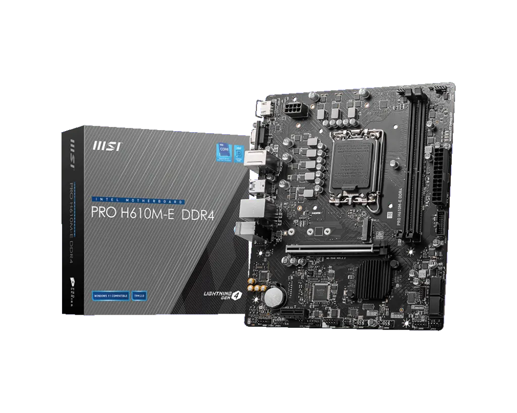MSI H610M-E PRO DDR4 LGA 1700 MOTHERBOARD