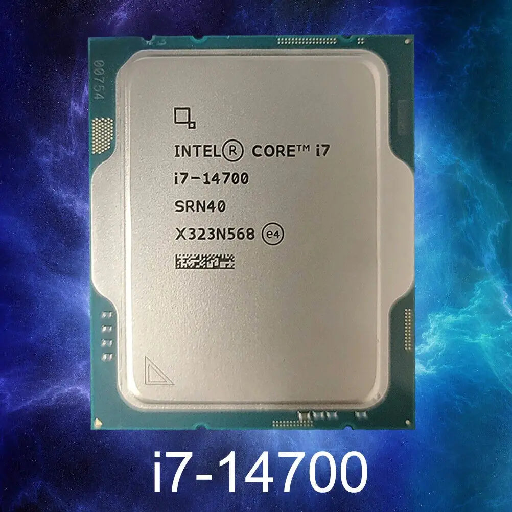 CPU Intel® Core™  i7-14700 – Core i7 14th Gen Raptor Lake 20-Core (8P+12E) 28-Threads ; LGA 1700 65W TDP ; 5.4 GHz Max Turbo Frequency ; Intel UHD Graphics 770 Processor | TRAY | 1 YEAR WARRANTY