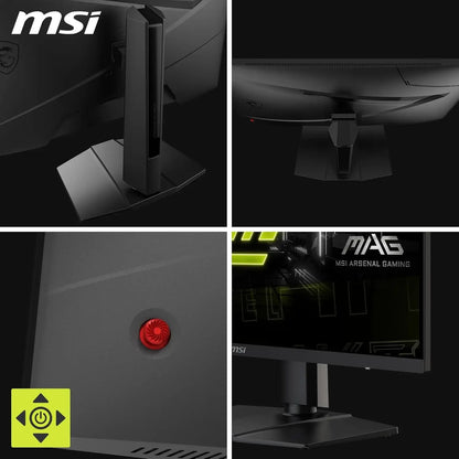 MSI MAG 275F 27″ FHD 180Hz 0.5ms Rapid IPS Gaming Monitor – Adaptive Sync, AI Vision, Anti-Flicker, Frameless Design, Ultra-Smooth Gameplay, Black (9S6-3CE21M-001)