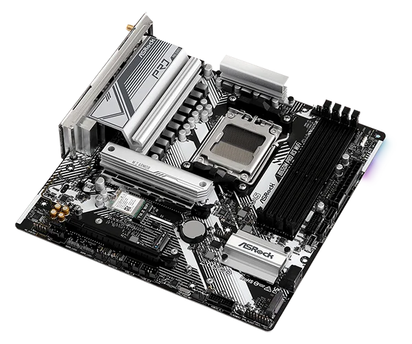 ASRock B650M Pro RS WiFi Micro ATX AM5 Motherboard