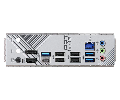 Asrock B650M Pro RS AMD Socket AM5 Ryzen 7000/8000/9000 Series DDR5 7200+ (OC) MHz 256GB M.2 Key E for WiFi SATA3 6.0 Gb/s Micro ATX Motherboard 2.5G LAN BIOS Flashback