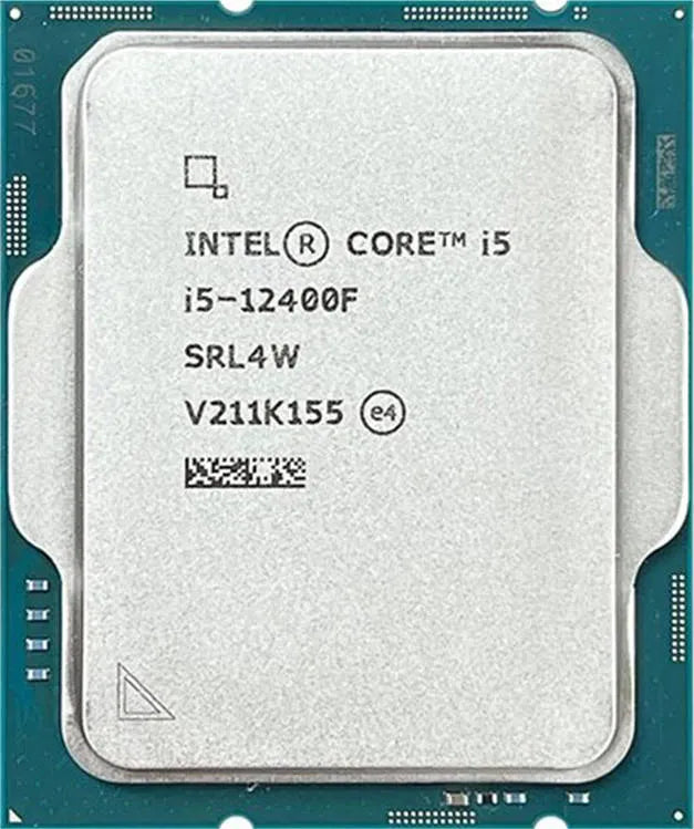 Intel® Core™ I5-12400F Desktop Processor With 6 Performance Cores, 12 Threads, Up To 4.40GHz Turbo Boost, 18MB Smart Cache, DDR5/DDR4 Support, And PCIe 5.0 Readiness | TRAY – NO BOX  | 1 YEAR WARRANTY