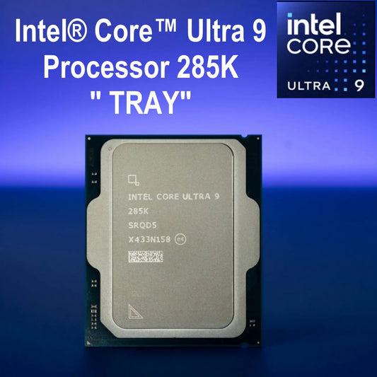 Intel Core Ultra 9 Desktop Processor 285K – 24 Cores (8 P-cores + 16 E-cores), Up to 5.7GHz, Arrow Lake Architecture, 125W TDP, 36MB L3 Cache, 40MB L2 Cache, Integrated Intel Graphics for High-Performance Computing and Gaming | TRAY | 1 YEAR WARRANTY