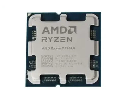 AMD Ryzen 9 9950X – Ryzen 9 9000 Series Granite Ridge (Zen 5) 16-Core 4.3 GHz , 5.7 GHz Max Boost – Socket AM5 170W – Radeon Graphics Processor | TRAY – NO BOX | 1 YEAR WARRANTY